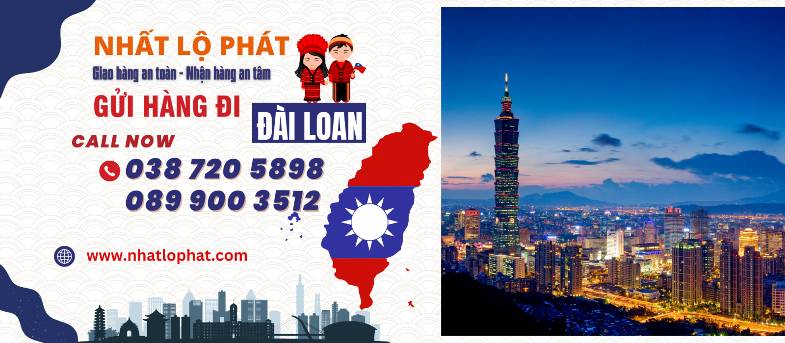 gửi hàng đi Đài Loan 